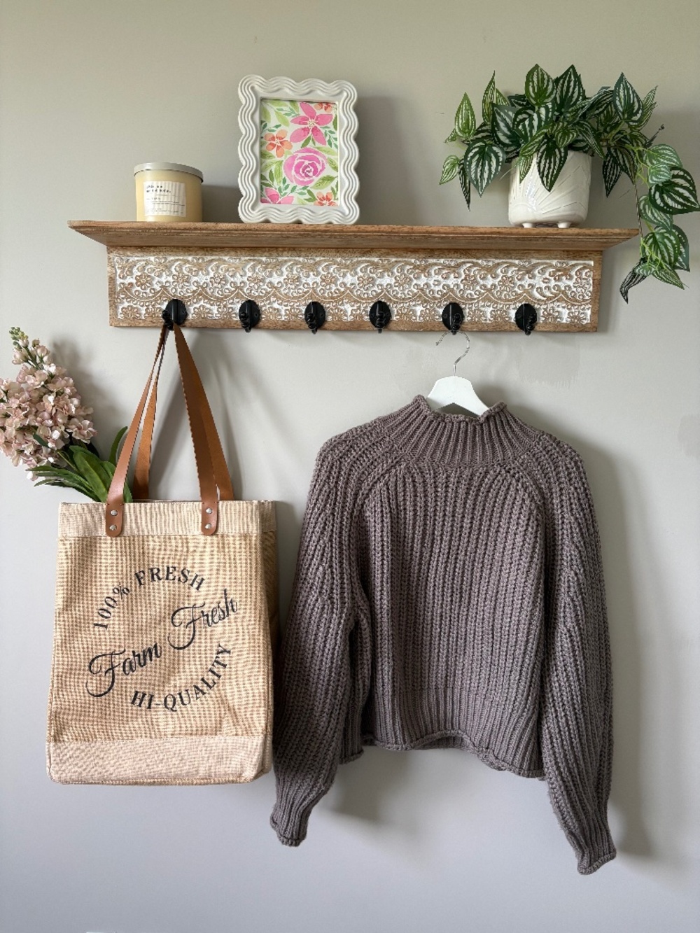 Taupe Chunky Knit Sweater